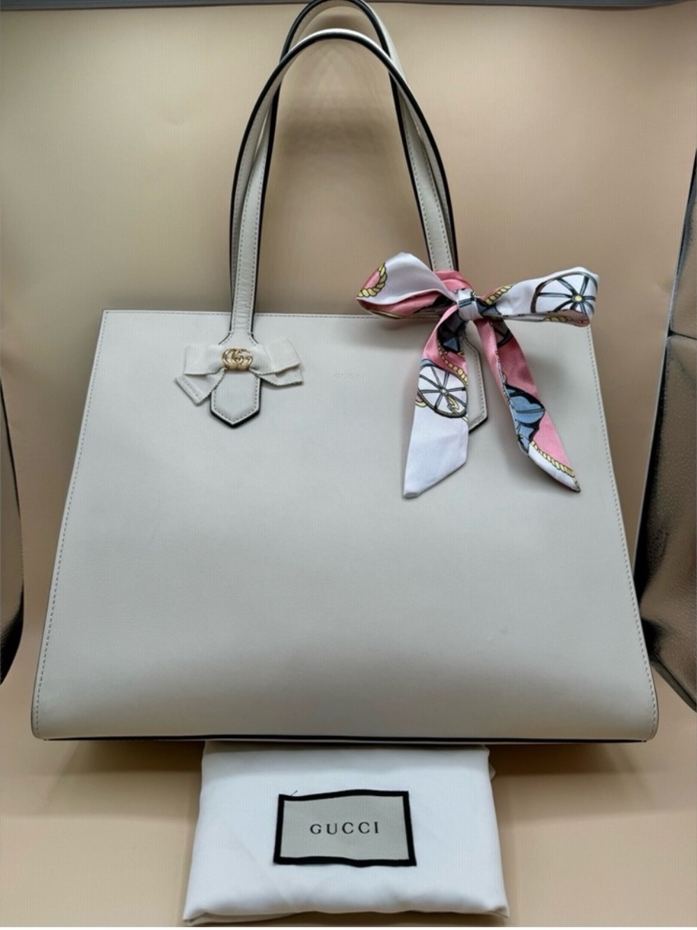 Gucci Ribbon Tote Bag
